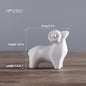 Cute Ceramic Sheep Home Decorations In A Modern Minimalist Style