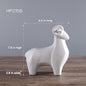 Cute Ceramic Sheep Home Decorations In A Modern Minimalist Style