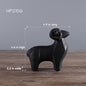 Cute Ceramic Sheep Home Decorations In A Modern Minimalist Style