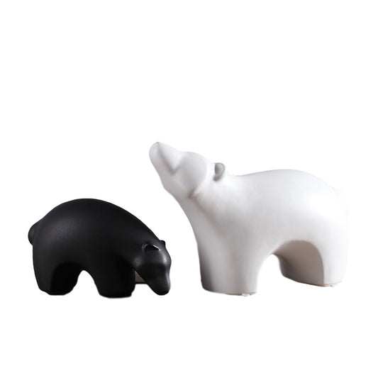 Polar Bear Miniature Animal Decorations