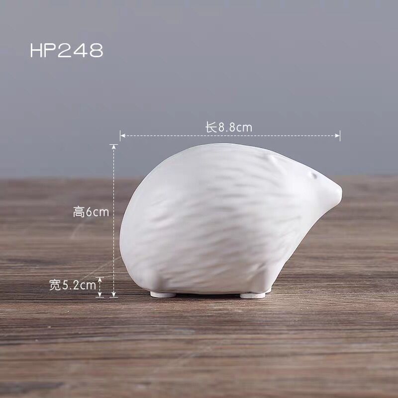 Nordic Hedgehog Ornaments, Home Decorations, Modern Fashionable Simple Ceramic Creative Crafts Wholesale