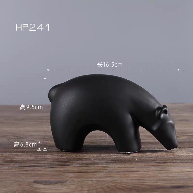 Soft Decoration Home Decoration Small Animal Decoration Nordic Simple Polar Bear Living Room Tv Cabinet Decoration Wholesale