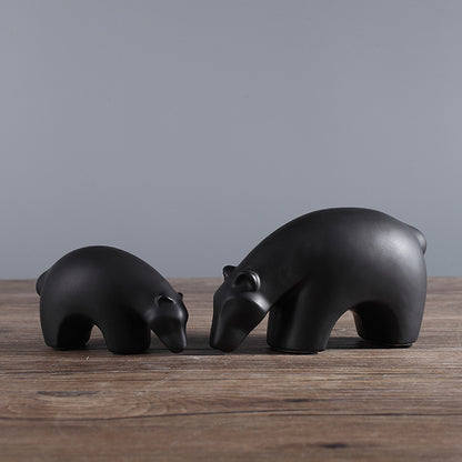 Polar Bear Miniature Animal Decorations