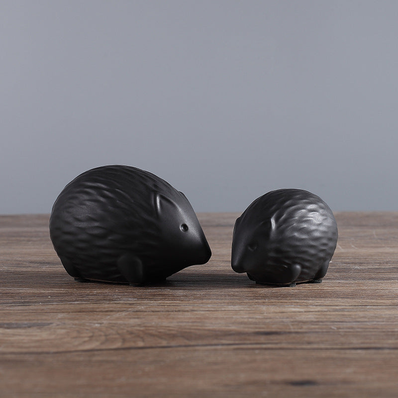 Nordic Hedgehog Ornaments, Home Decorations, Modern Fashionable Simple Ceramic Creative Crafts Wholesale
