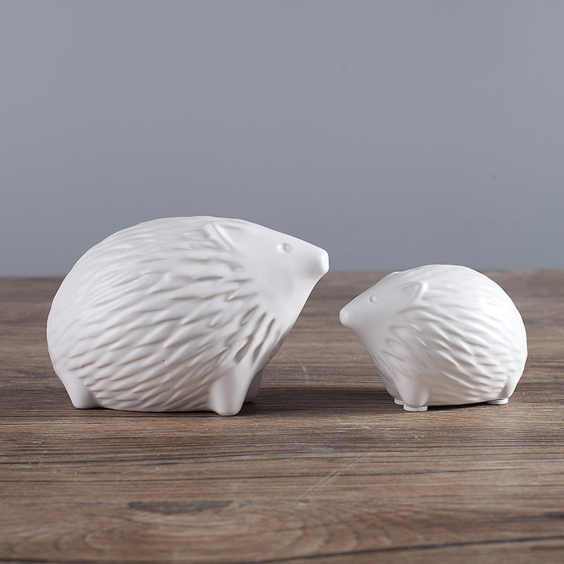 Nordic Hedgehog Ornaments, Home Decorations, Modern Fashionable Simple Ceramic Creative Crafts Wholesale