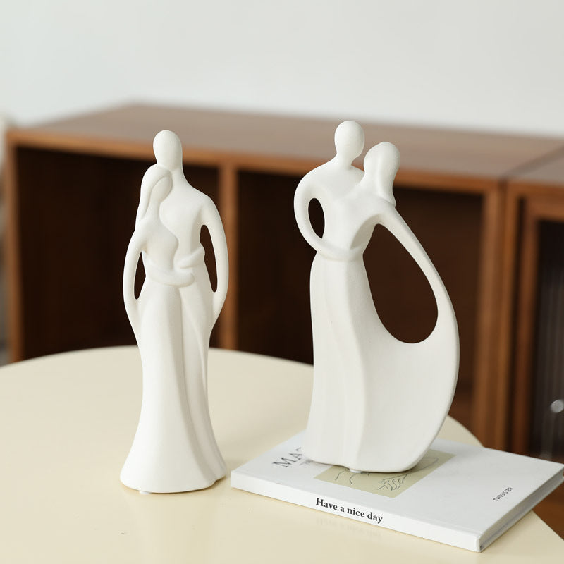Creative Ceramic Couple Character Ornaments, Living Room Wine Cabinet, Home Accessories, Valentine'S Day Wedding Gifts, Craft Gifts