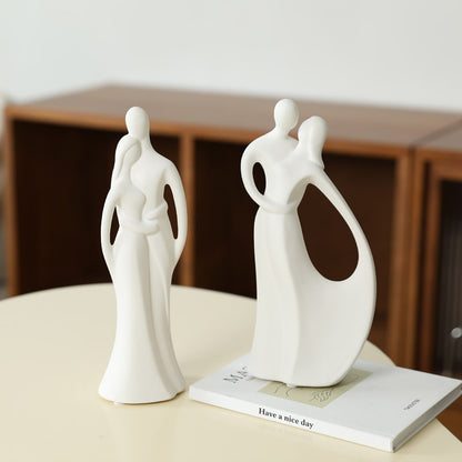 Creative Ceramic Couple Figurines