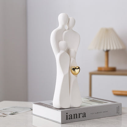 Modern Minimalist Family Portrait