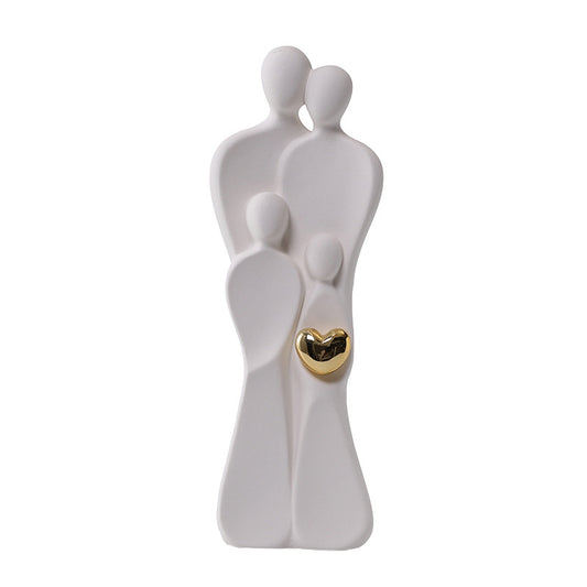 Modern Minimalist Family Portrait