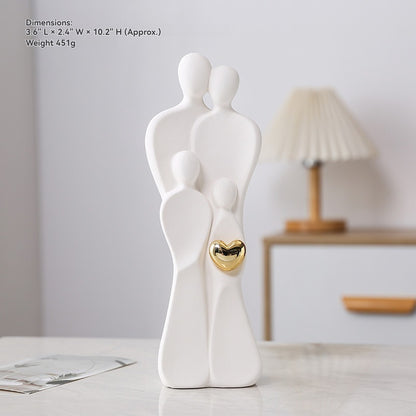 Modern Minimalist Family Portrait