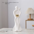 Jianermei Modern Simple Happy Family Ornaments New House Moving Parents And Children Living Room Home Accessories