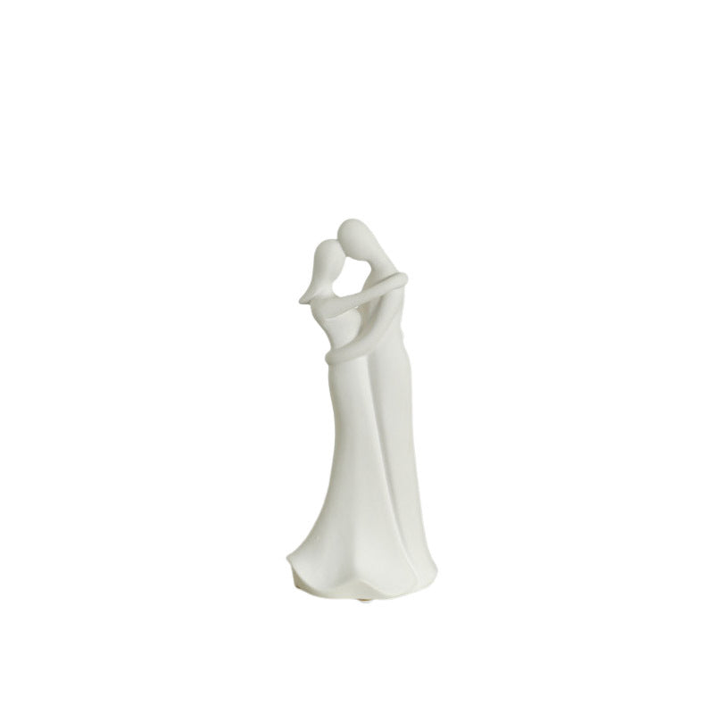Creative Ceramic Couple Character Ornaments, Living Room Wine Cabinet, Home Accessories, Valentine'S Day Wedding Gifts, Craft Gifts