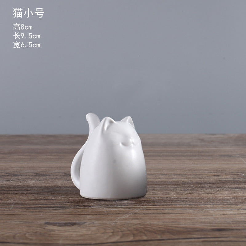 Nordic Living Room Tv Cabinet Decoration Ornaments Creative Ceramic Home Crafts Cat Ornaments For A Family Of Three Wholesale